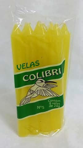 Maço de Vela - Cor Amarela
