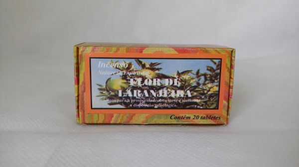 Defumador em tablete - Flor de Laranjeira