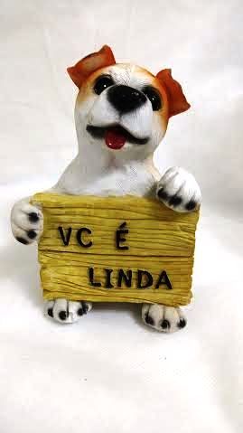 Enfeite Cachorro: Você é Linda