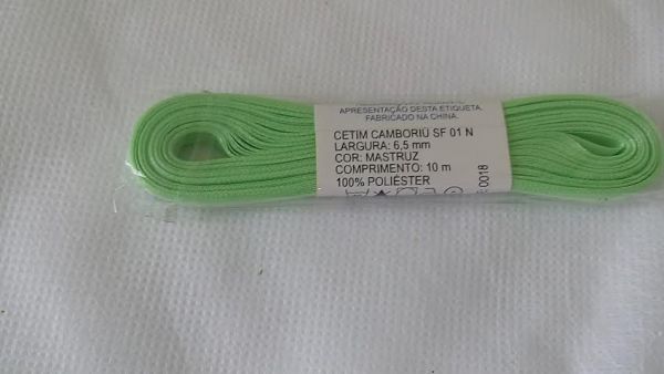 Fita Cetim V erde - Mastruz