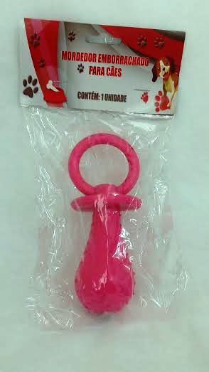 Mordedor Chupeta - Rosa